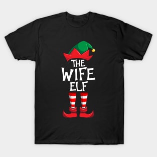 Wife Elf Matching Family Christmas T-Shirt